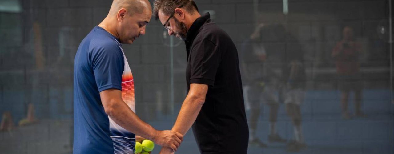 eerste tennisles voorbereiden