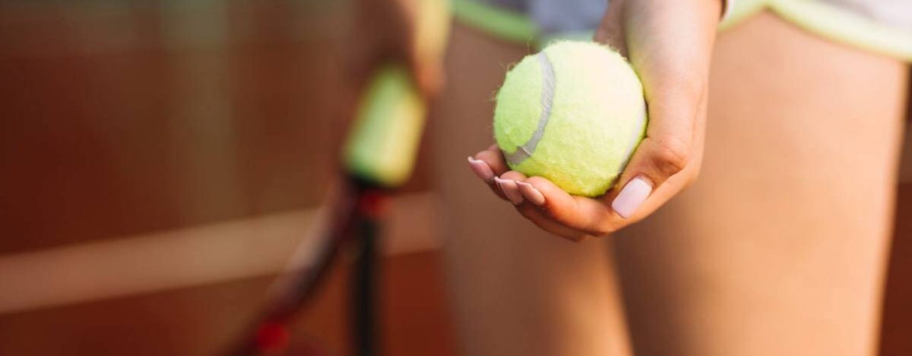 voorbereiding voor eerste tennisles