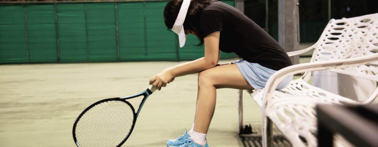 voorbereiding voor tenniswedstrijd